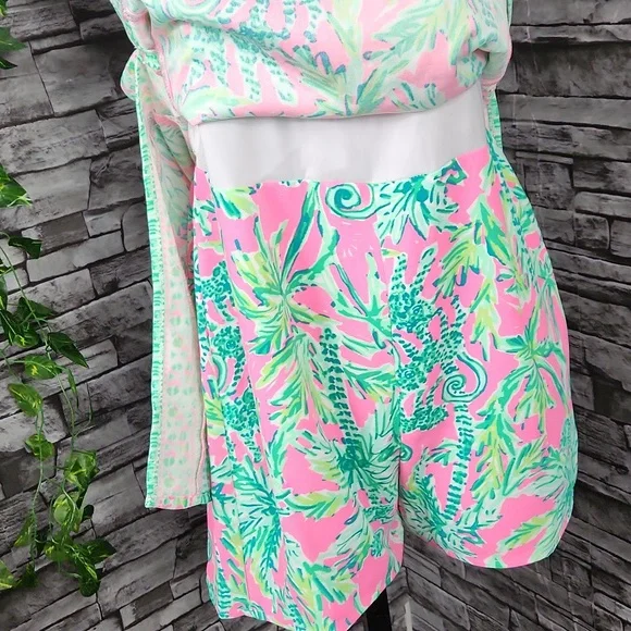 Lilly Pulitzer Adda Shift Romper - Picture 12 of 13